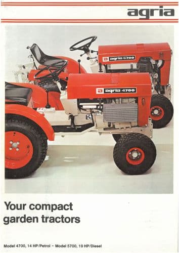 Agria Compact Tractor 4700 & 5700 with Implements Brochure