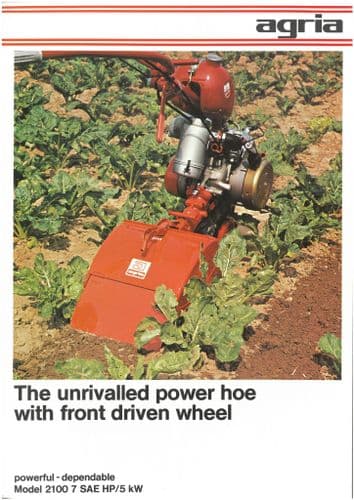 Agria Power Hoe Tractor - Model 2100 with Implements Brochure