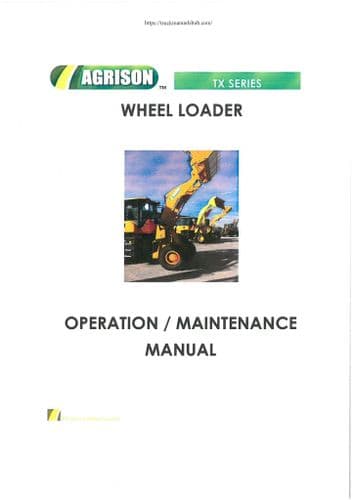 Agrison Wheel Loader TX Series Operators Manual