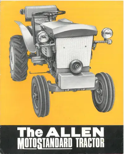 Allen Motostandard Tractor Brochure