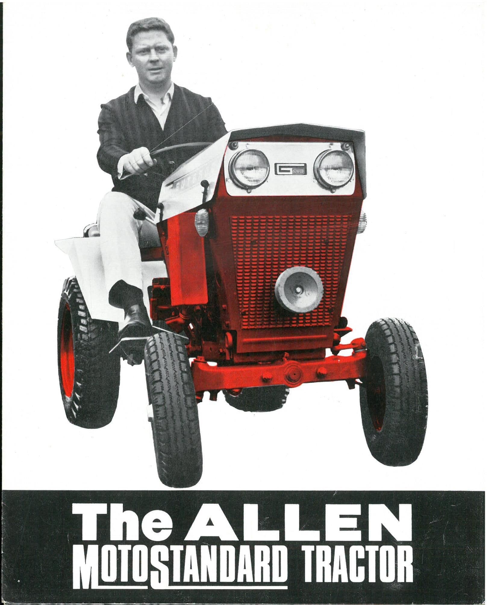 Allen Motostandard Tractor Model 1032 Brochure