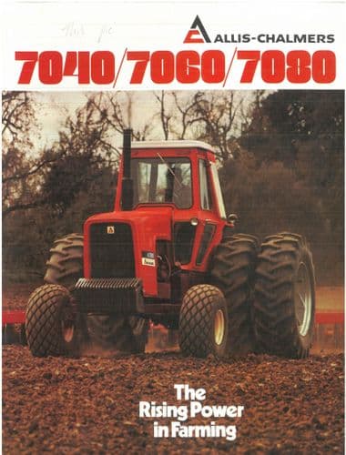 Allis Chalmers Tractor 7040 7060 7080 Brochure -