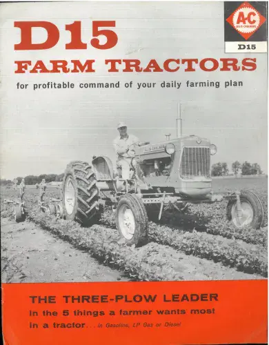 Allis Chalmers Tractor D15 Brochure