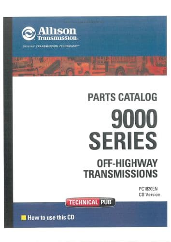 Allison Transmission CLBT9680 CLBT9681 CLBT9686 CLT9485 CLT9681 CLT9880 CLT9884  Parts Manual