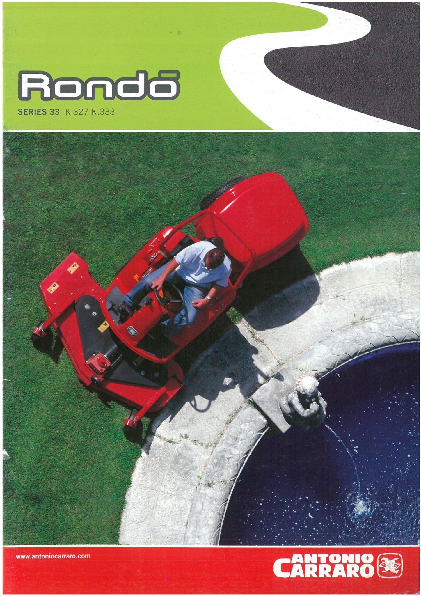 Antonio Carraro Tractor Rondo Series 33 - K327 K333 Brochure
