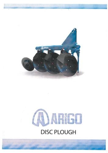 Arigo Disc Plough Parts Manual