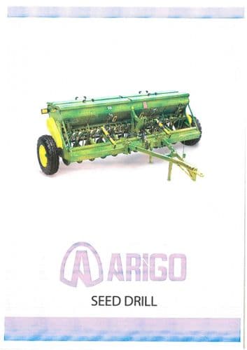Arigo Seed Drill Operators Manual and Spare Parts List