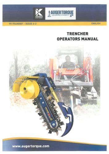 Augertorque Trencher Operators Manual
