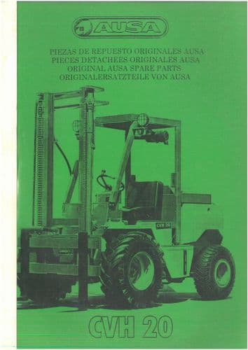 AUSA Forklift Truck CVH20 Parts Manual CVH 20