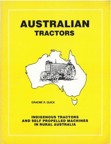 Australian Tractors Book by Graeme R. Quick