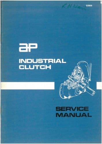 Automative Products Borg & Beck Industrial Clutch Workshop Service Repair Manual
