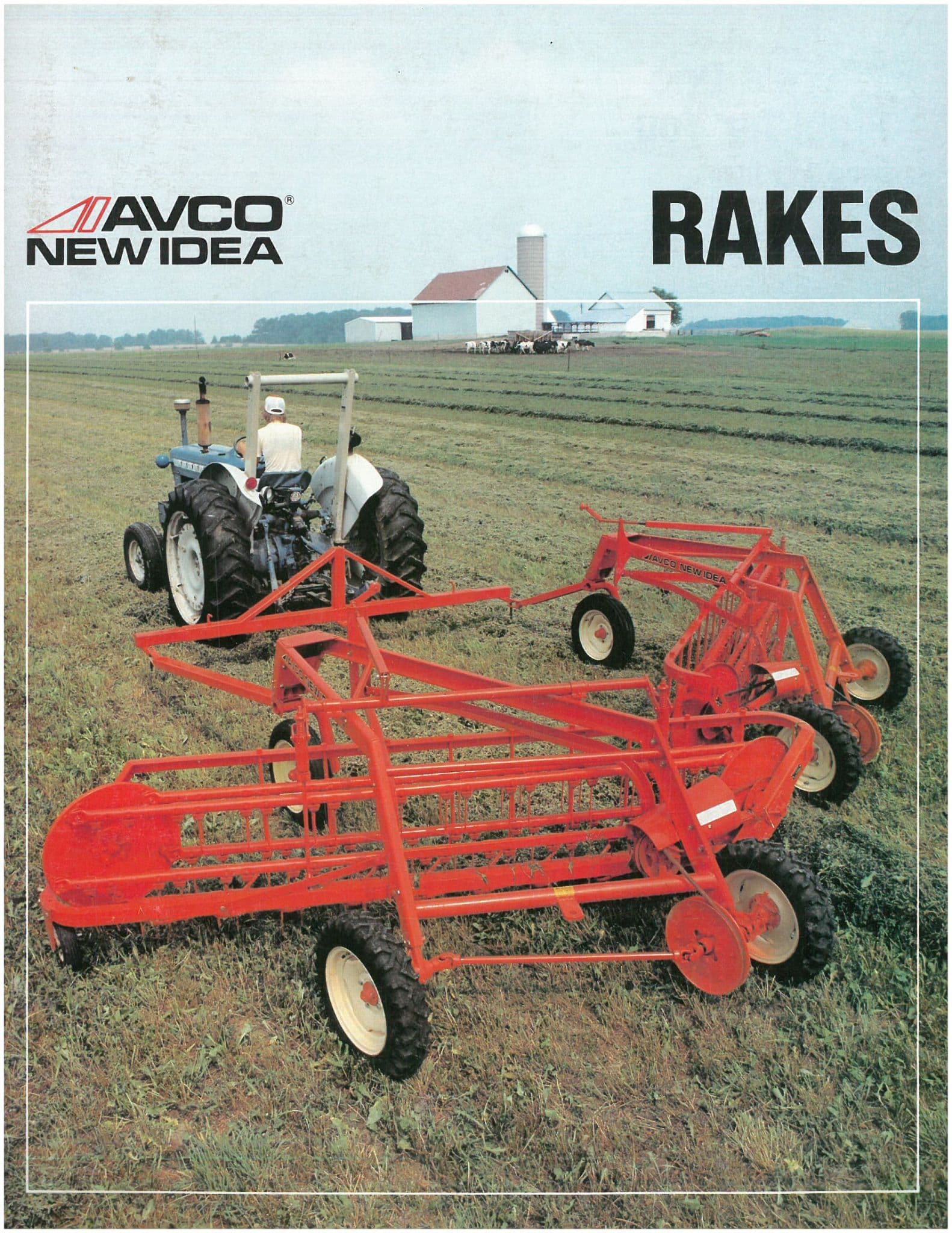 Avco Hay Rake AVCO New Idea Rake 405 406 407 410 Brochure