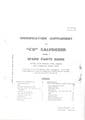Aveling Barford Calfdozer Parts Manual