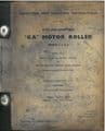 Aveling Barford Roller Model GA Marks 1, 2 & 3 Operators Manual