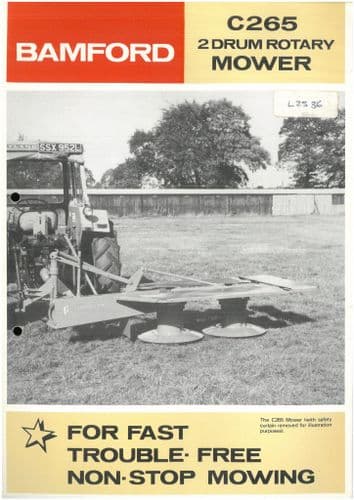 Bamford C265 2 Drum Rotary Mower Brochure