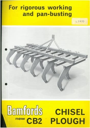 Bamford Chisel Plough CB2 Brochure.