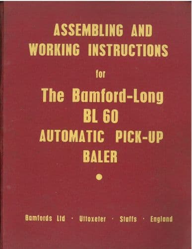 Bamfords Baler BL60 Operators Manual - Bamford-Long