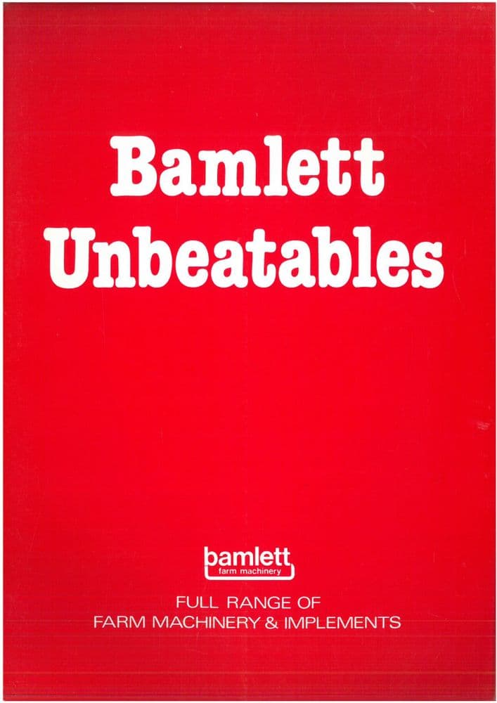 Bamlett Unbeatable Spreaders Combines Rollers Drills Harrows Loaders ...