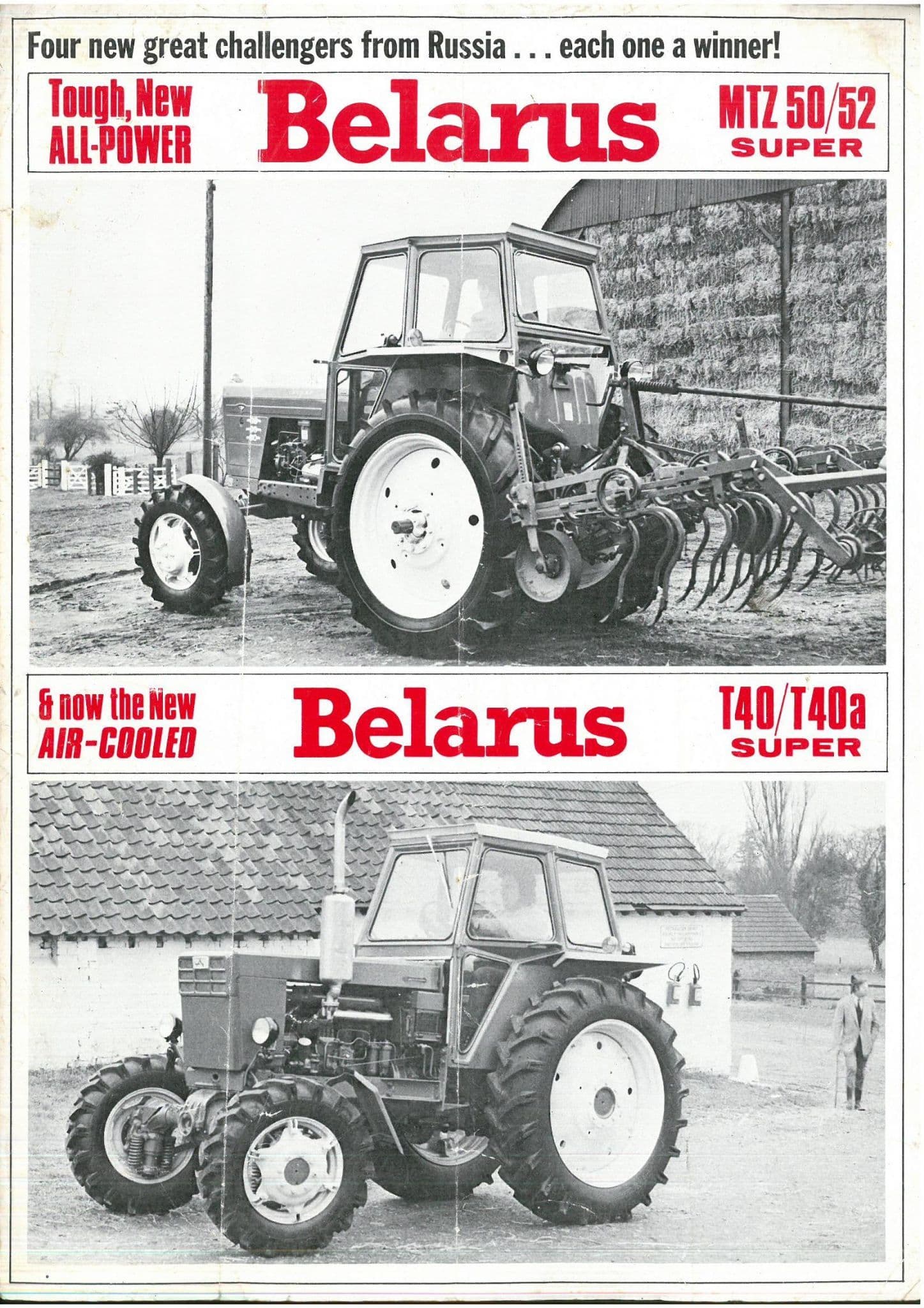 T40a Belarus Tractor MTZ50 MTZ52 T40 T40a Super Brochure
