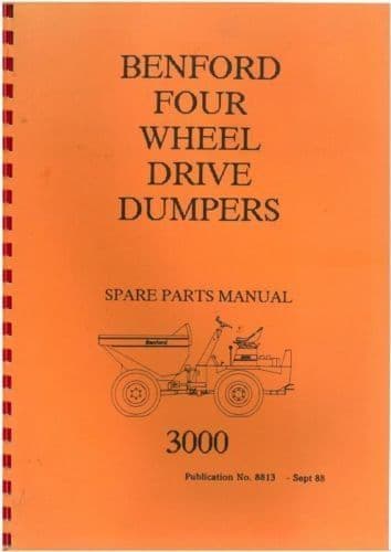 Benford 3000 Four Wheel Drive Dumper Parts Manual