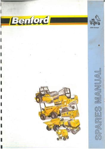 Benford Dumper Model 2000 Parts Manual