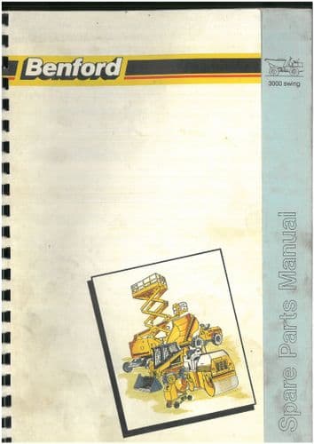 Benford Dumper Model 3000 Swing Parts Manual - ORIGINAL