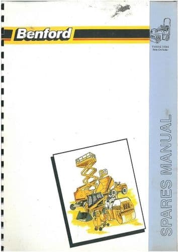 Benford TV800 & TV900 Ride-On Roller Parts Manual