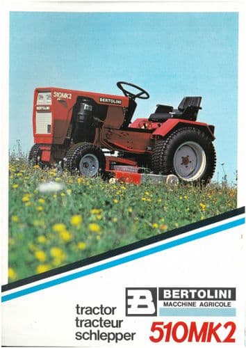 Bertolini Tractor 510 Mk2 Brochure