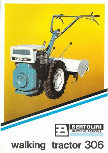 Bertolini Walking Tractor 306 Brochure