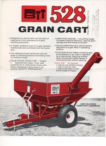 Bii - Bradford Industries 528 Grain Cart Brochure