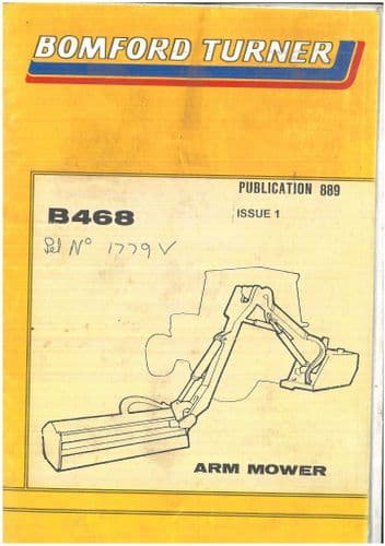 Bomford Arm Mower B468 Operators Manual