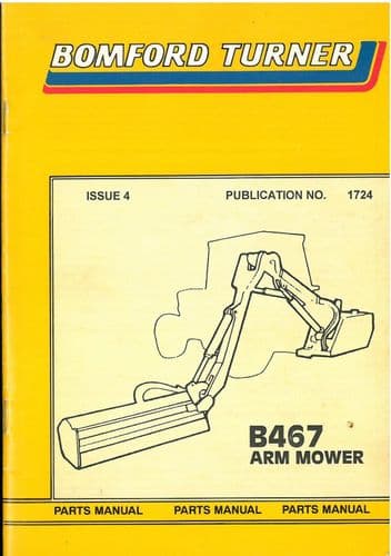 Bomford Turner B467 Hedgetrimmer Parts Manual