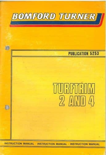 Bomford Turner Turftrim 2 & 4 Operators Manual