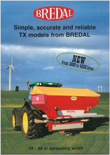 Bredal TX Models LH500 Brochure