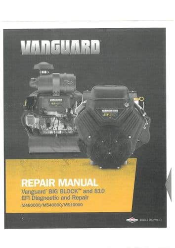 Briggs and Stratton Engine Vanguard M490000 M540000 M610000 Workshop Repair Manual