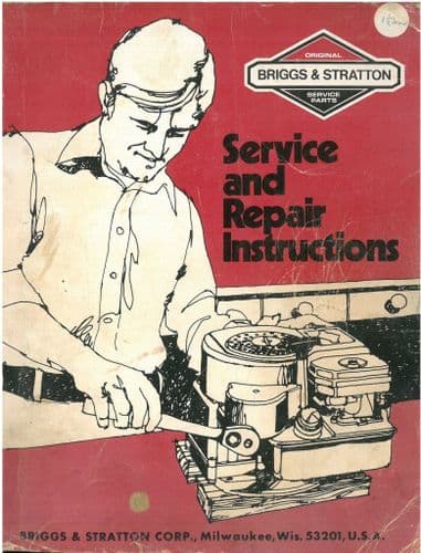 Briggs & Stratton Engine  Many Models  Workshop Service and Repair Manual