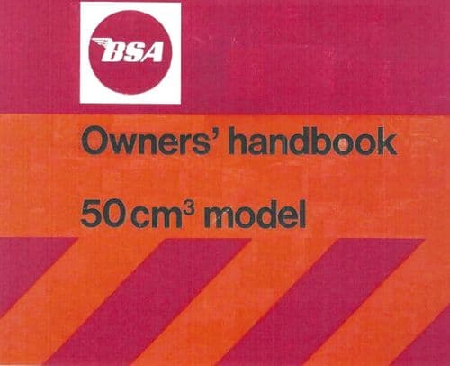 BSA Engine Ariel 50cm3 Operators Manual