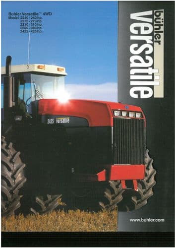 Versatile 2360 Versatile Tractor Brochures