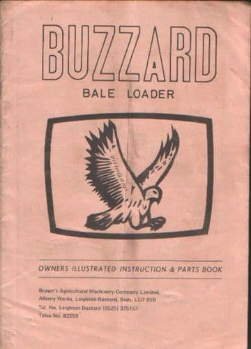 Buzzard Bale Loader Operators Manual with Parts List