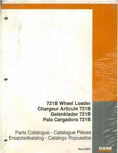 Case 721B Wheel Loader Parts Manual