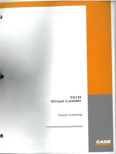 Case 721D Wheel Loader Parts Manual