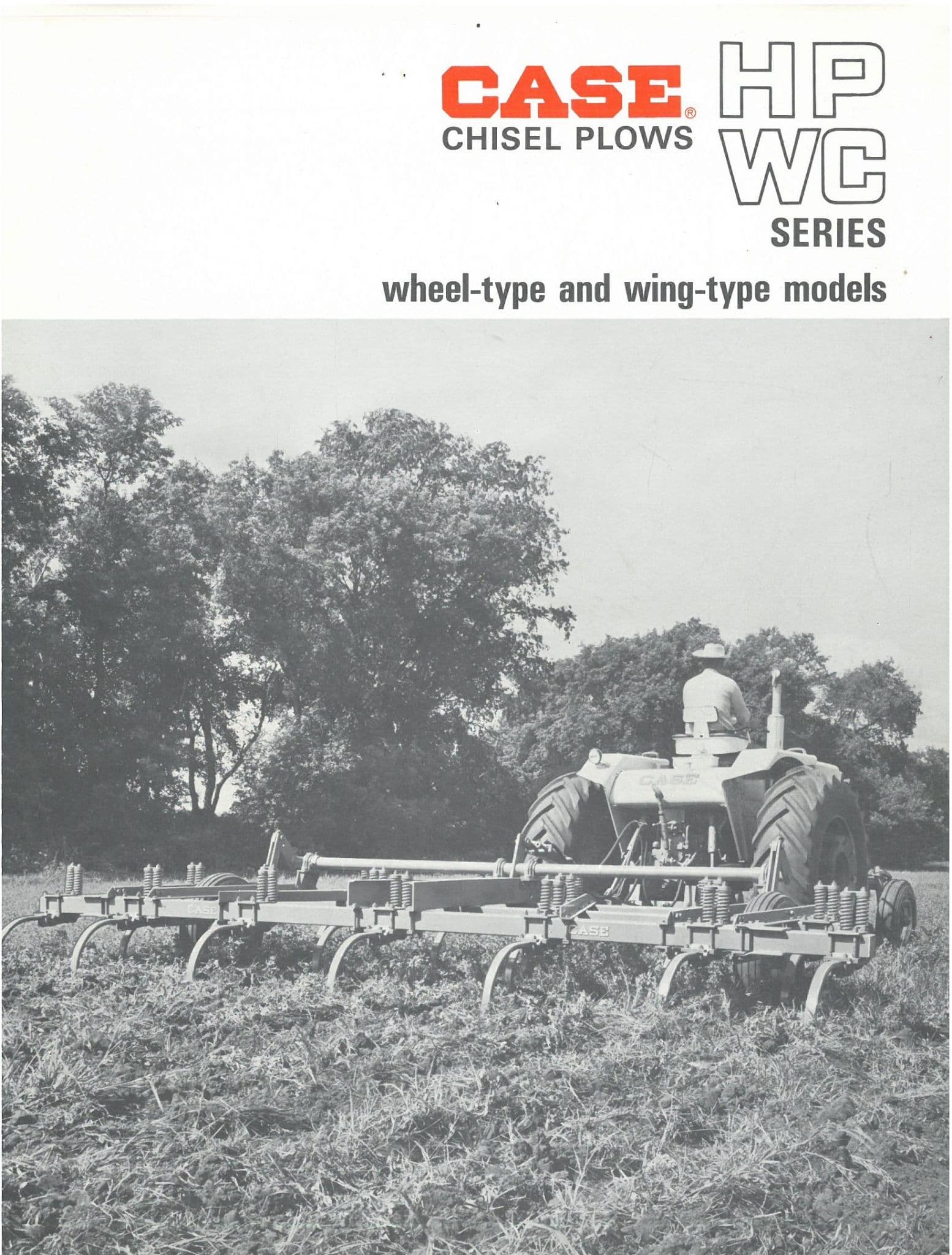 Case Chisel Plow HP & WC Series Wheel Type and Wing Type Brochure
