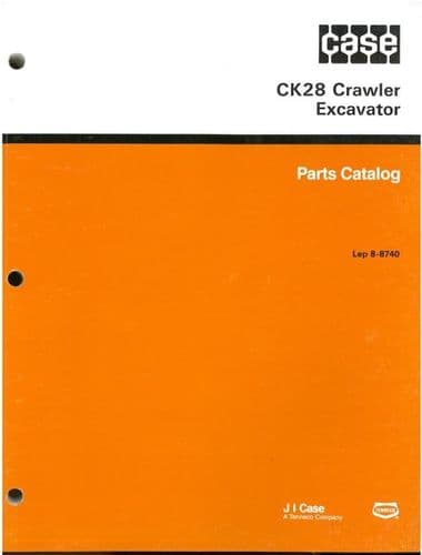 Case Crawler Excavator CK28 Parts Manual