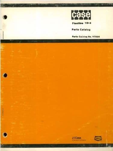 Case Davis Trencher Fleetline 16 + 4 Parts Manual
