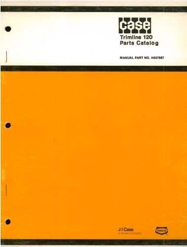 Case Davis Trencher Trimline 120 Parts Manual