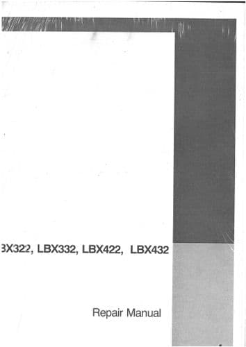 Case IH Big Baler LBX322 LBX332 LBX422 LBX432 Workshop Service Manual