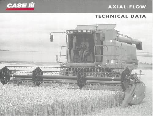 Case IH Combine 2366 & 2388 Technical Data Axial - Flow Brochure