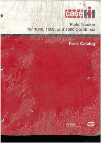 Case IH Combine  Field Tracker 1640 1660 1680 Parts Manual