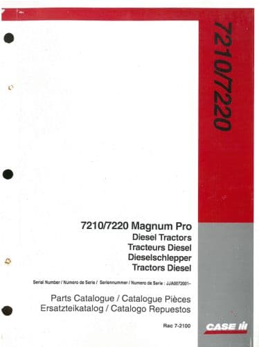 Case IH Diesel Tractor 7210 & 7220 Magnum Pro Parts Manual