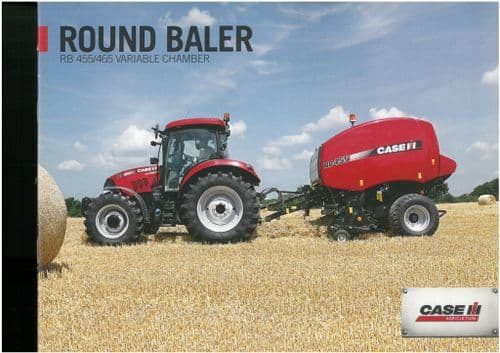 Case Case R&b 455 Case IH Round Baler RB 455 465 Variable Chamber Brochure
